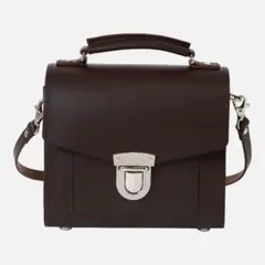 ザッチェルズ　ショルダーバッグ　シュガーキューブ　ダークブラウン