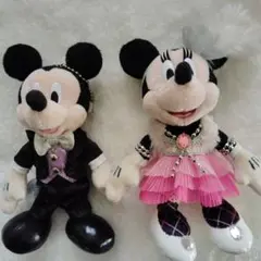 ミッキー　ミニー　ペア　BBBビッグバンドビート ぬいぐるみバッジ