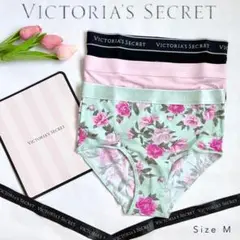 【Ｍ/３枚】ロゴハイウエストブリーフ Victoria's Secret 002