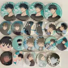呪術廻戦 伏黒恵 缶バッジ まとめ売り 21点