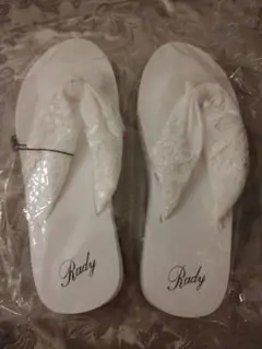 rady ノベルティ　サンダル　フリーサイズ　新品　ホワイト