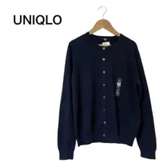 【新品・タグ付】UNIQLOユニクロ　UVカット クルーネックカーディガン M