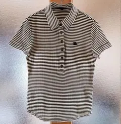 BURBERRY LONDON コットンニットポロシャツ