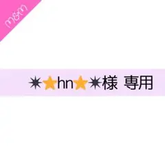 ✴︎⭐︎hn⭐︎✴︎様　専用