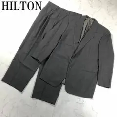 LA4171HILTON ヒルトン セットアップ スーツ ダークグレー 52