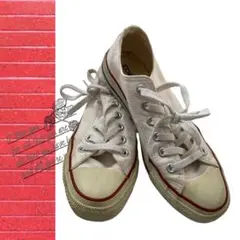 CONVERSE✨デッキシューズ スニーカー ホワイト【24.5】カジュアル
