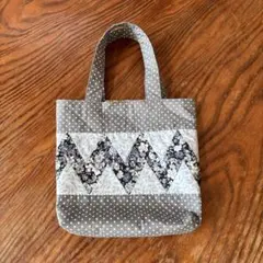 ハンドメイド、パッチワーク柄トートバッグ