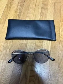 HARE ラウンド型サングラス グレー