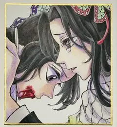 ファンアート 鬼滅の刃 胡蝶しのぶ 胡蝶カナエ イラスト 原画