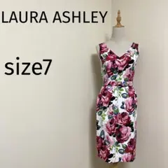 【美品】LAURA ASHLEYワンピース 花柄
