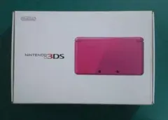 F89【中古・美品３DS】ニンテンドー3DS グロスピンク外箱 付属品完備