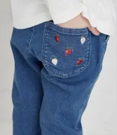 apres les cours フルーツ刺繍ポケットパンツ　130 新品