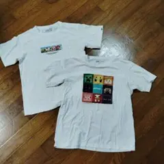 スーパーマリオ & マインクラフト Tシャツ 2枚セット