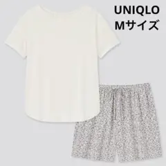 ユニクロドレープジャージーセット（半袖）Mサイズ　オフホワイト