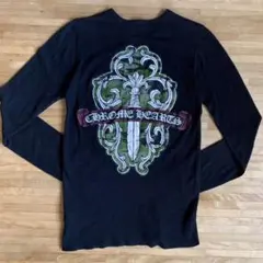 クロムハーツ Chrome Hearts ブラック 黒 ロンT 長袖 バック