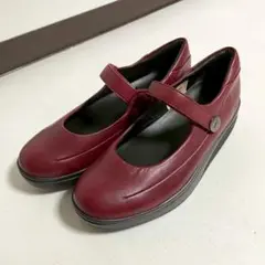 MBT（エムビーティー）　SIRIMA ワンストラップシューズ レザー ボルドー