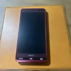 BASIO KYV43本体 レッドSIMフリー