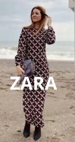 ZARA プリントワンピース新品未使用