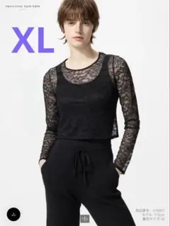ユニクロ PRINCESSE tam.tam レースＴ XL