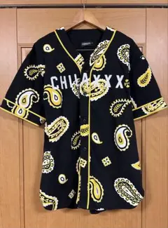 chilaxxx チラックス　ベースボールシャツ　Lサイズ　ペイズリー