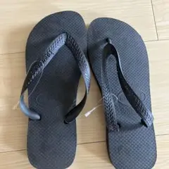 havaianas ブラック サンダル 35-36 新品