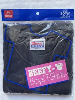 ヘインズ BEEFY TシャツキッズMサイズ　130-150cm ネイビー