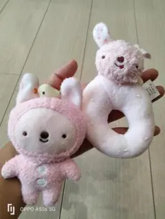 ウサギデザインのガラガラ