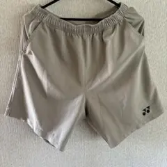 ヨネックス　ハーフパンツ ベージュ　L