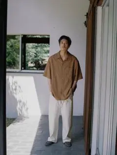 LIDNM LINEN WASHER HUGE SHIRT