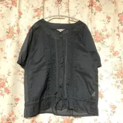 GRAND POCHE/レースブラウス