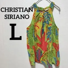 ✨️海外古着✨️CHRISTIAN SIRIANO【L】カラフルキャミソール 夏