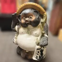 新品　陶器　傘立て　タヌキ　大型　難有　縁起物　オブジェ　置物　和風食堂　業務用 新品 陶器 傘立て タヌキ 大型 難有 縁起物 オブジェ 置物 和風