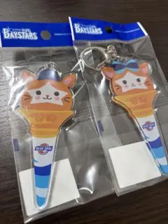 横浜DeNAベイスターズ アクリルキーホルダーブルーシール スターマンキララ