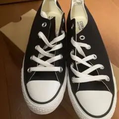 (新品、未使用)CONVERSE　黒　スニーカー 22.5cm