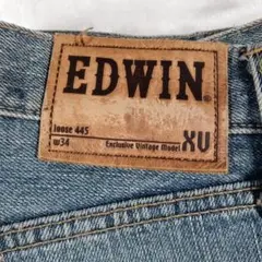 EDWIN Loose 445 w34 ライトブルー デニム i236