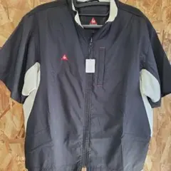 le coq sportif ジップアップシャツ L ブラック/ホワイト