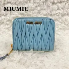 美品✨MIUMIU マテラッセ 折り財布