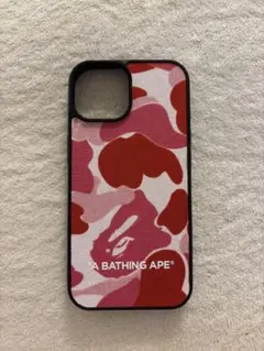 A BATHING APE iPhoneケース　ピンク　iPhone15