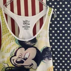 Disney ミッキーマウス タンクトップ XL サーマル