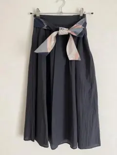 クレストブリッジ ブルーレーベル ロングスカート ベルト付き