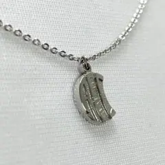 【刻印】リバーシブル 両面英字 ペンダント ネックレス 謎のデザイン 月食？