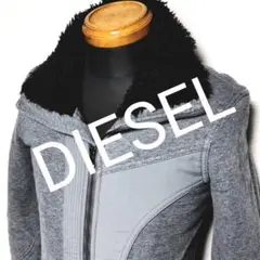 ar4. DIESEL ジップアップジャンパー グレー メンズXXSサイズ