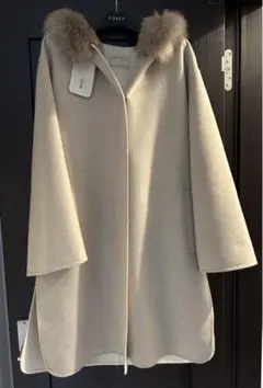フォクシー 受注生産品 ファーコートとカーディガンセット 定価34+8万円