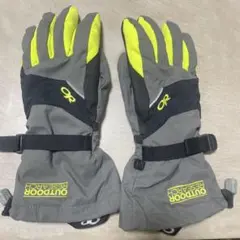 Outdoor Research スキーグローブ グレー/イエロー
