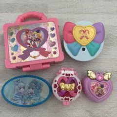 ハッピーセット　わんだふるプリキュア 3個セットおまけ2個付き