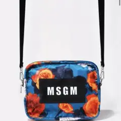 MSGM 花柄リバーシブル ショルダーバッグ　ポーチ　3way