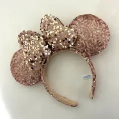 【美品】ディズニー　カチューシャ　ミニー　スパンコール