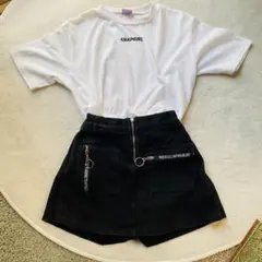 【即日発送】ANAPGIRL ショートパンツ　M　TシャツS 白黒