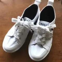 Polo Ralph Lauren 白 スニーカー 23cm