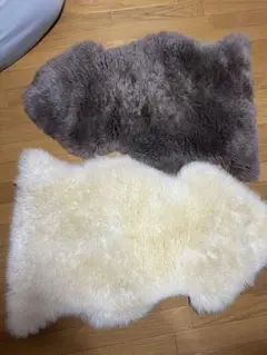 IKEA ULLERSLEV ウッレルスレヴ ホワイト ブラウン2枚セット